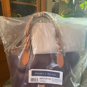 Plum wine Dooney & Bourke satchel